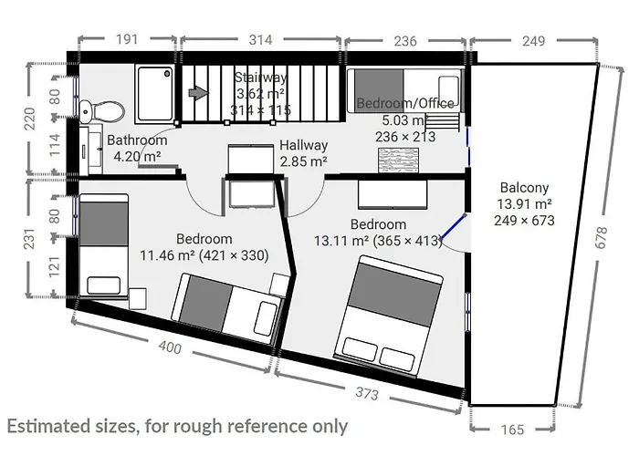 Half With Garden & Balcony - 2' To Bus Appartement